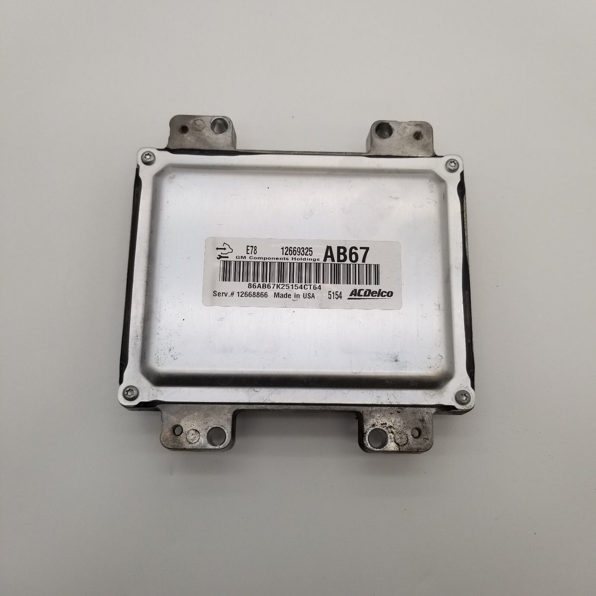 2012 2013 2014 2015 2016 CHEVROLET CRUZE Engine Computer Module 12656958 ECM
