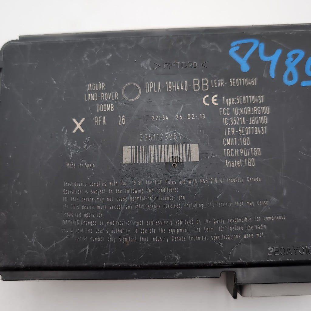 2013 2014 2015 Range Rover Theft Locking Key Less Entry Control Module OEM