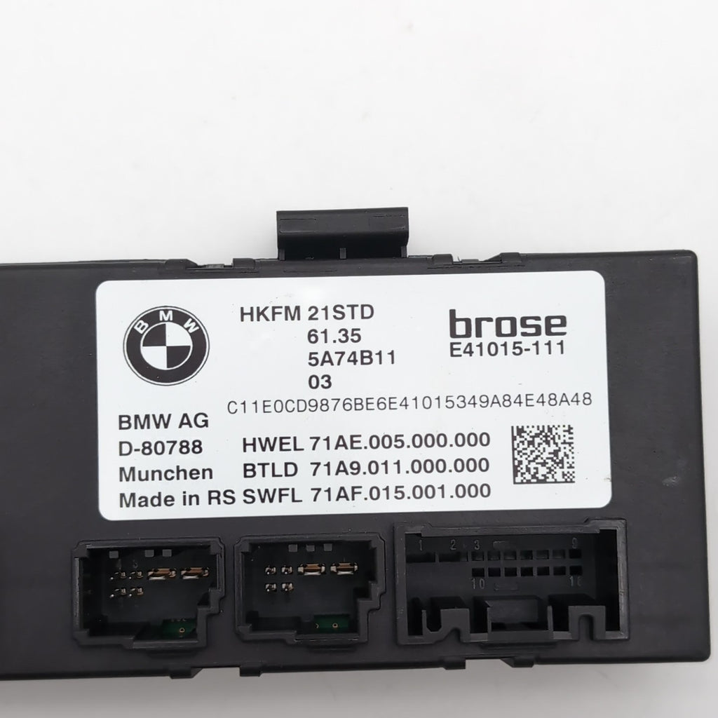 2023 2024 2025 BMW G60 XM X1 X2 X3 Trunk Lid Liftgate Control Module 5A74B11