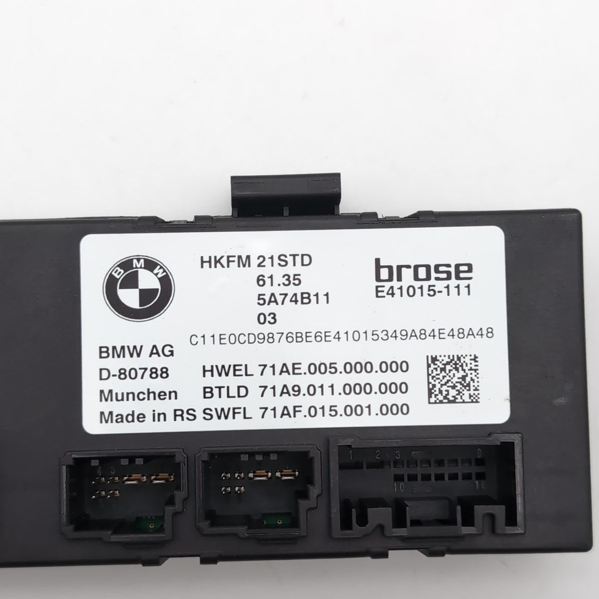2023 2024 2025 BMW G60 XM X1 X2 X3 Trunk Lid Liftgate Control Module 5A74B11