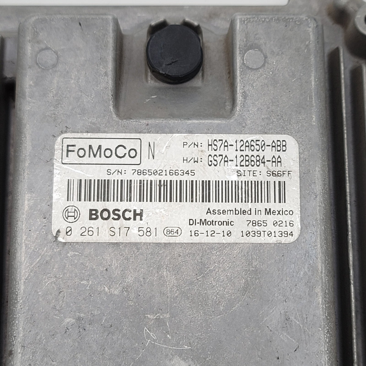 2017 FORD FUSION Engine Control Module ECU ECM OEM HS7A12A650ABB
