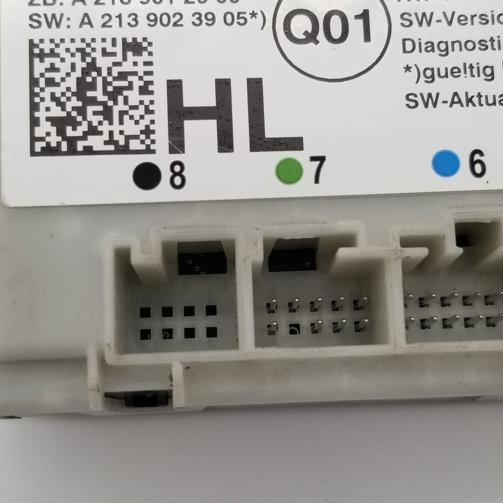 2017 2018 2019 Mercedes W213 E300 E400 Rear Left Side Door Control Module Unit