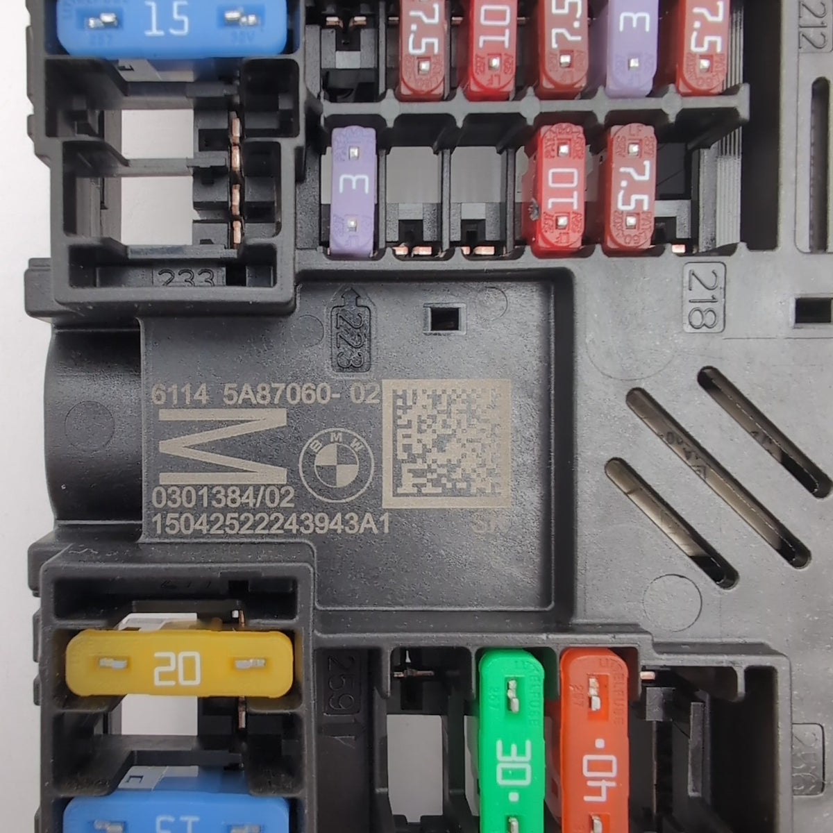 2025 2026 BMW X3 G45 Rear Power Distribution Fuse Box 5A87060