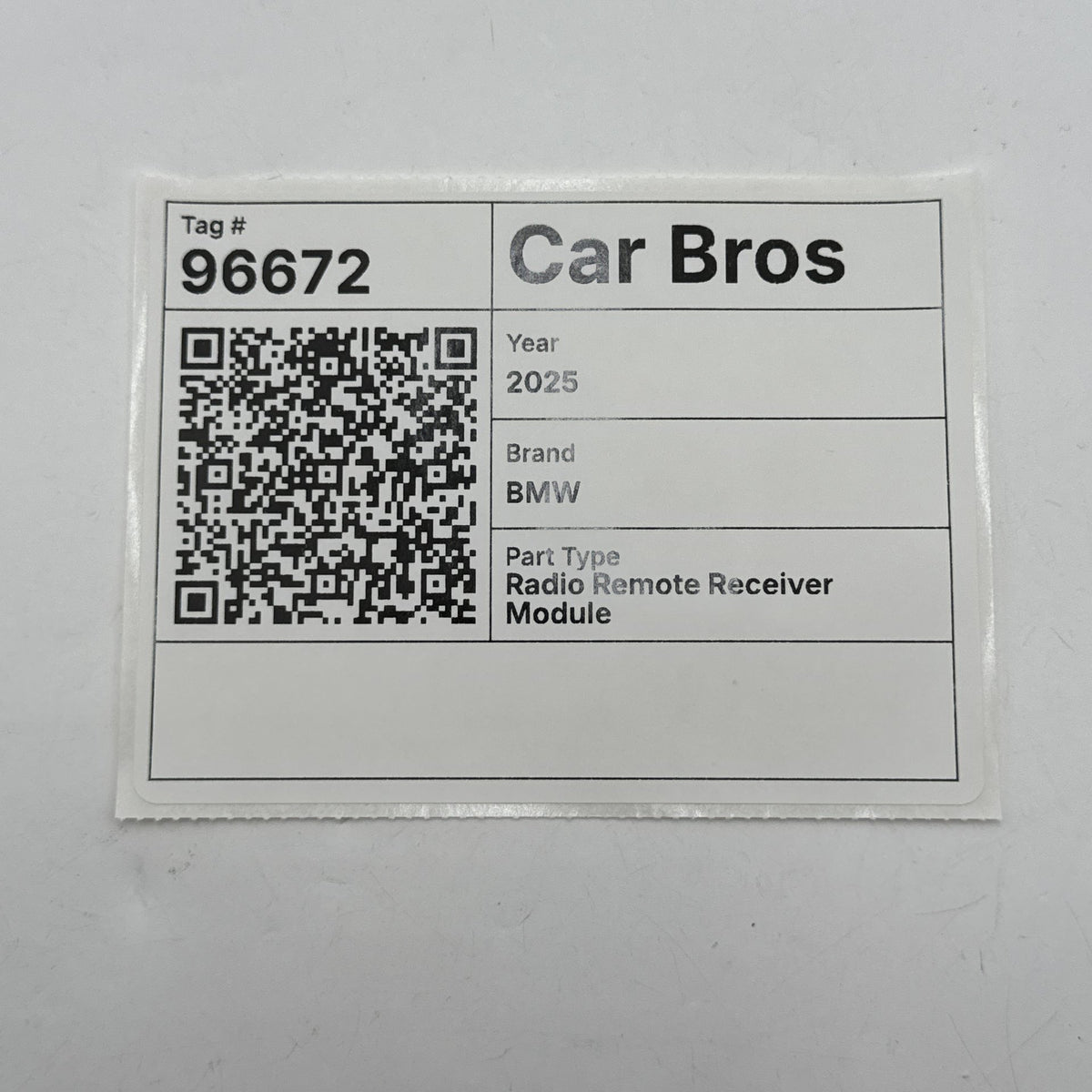 2024 - 2026 BMW G20 G22 G26 G60 X3 X5 X6 X7 Radio Remote Receiver Control Module