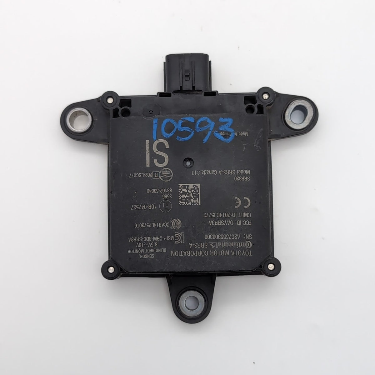 2017 - 2020 Lexus IS300 IS350 Blind Spot Monitor Radar Sensor Module 88162-53040