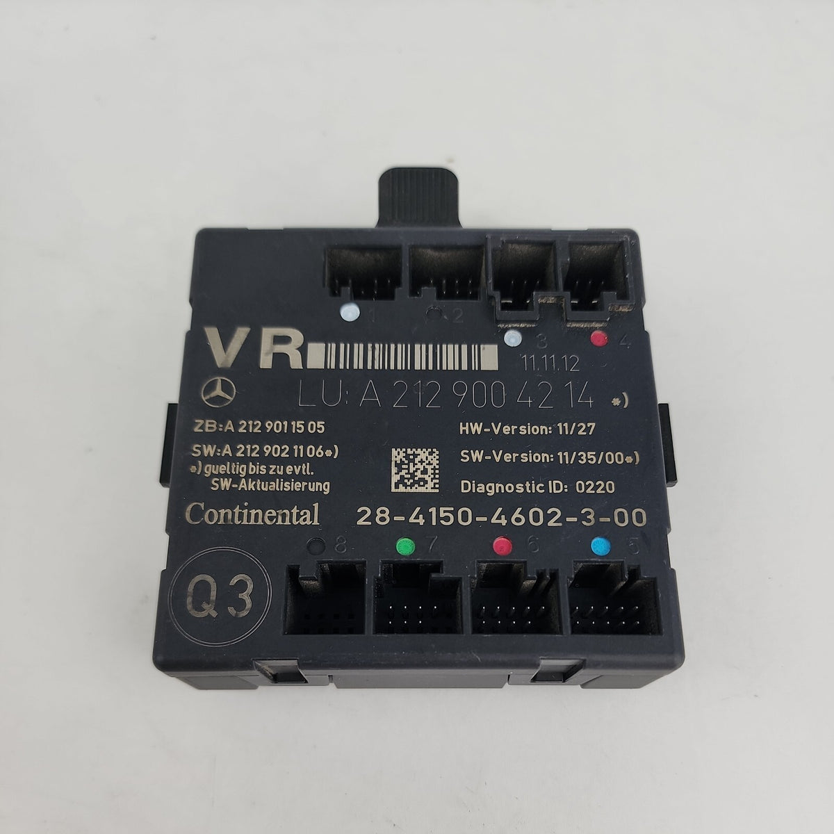 08-18 Mercedes W204 C250 E400 C300 Front Right Side Door Control Module