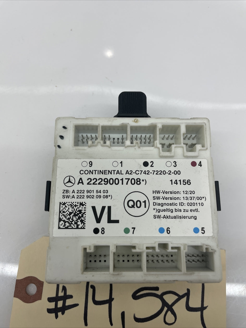 2015- 2018 Mercedes W205 C300 C350e Front Left Side Door Control Module Unit