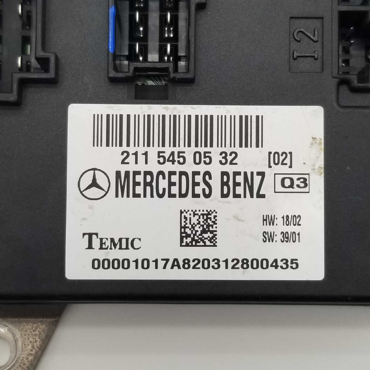 03-11 Mercedes W211 E350 E500 CLS500 Body Control Module Unit BCU 2115450532 OEM