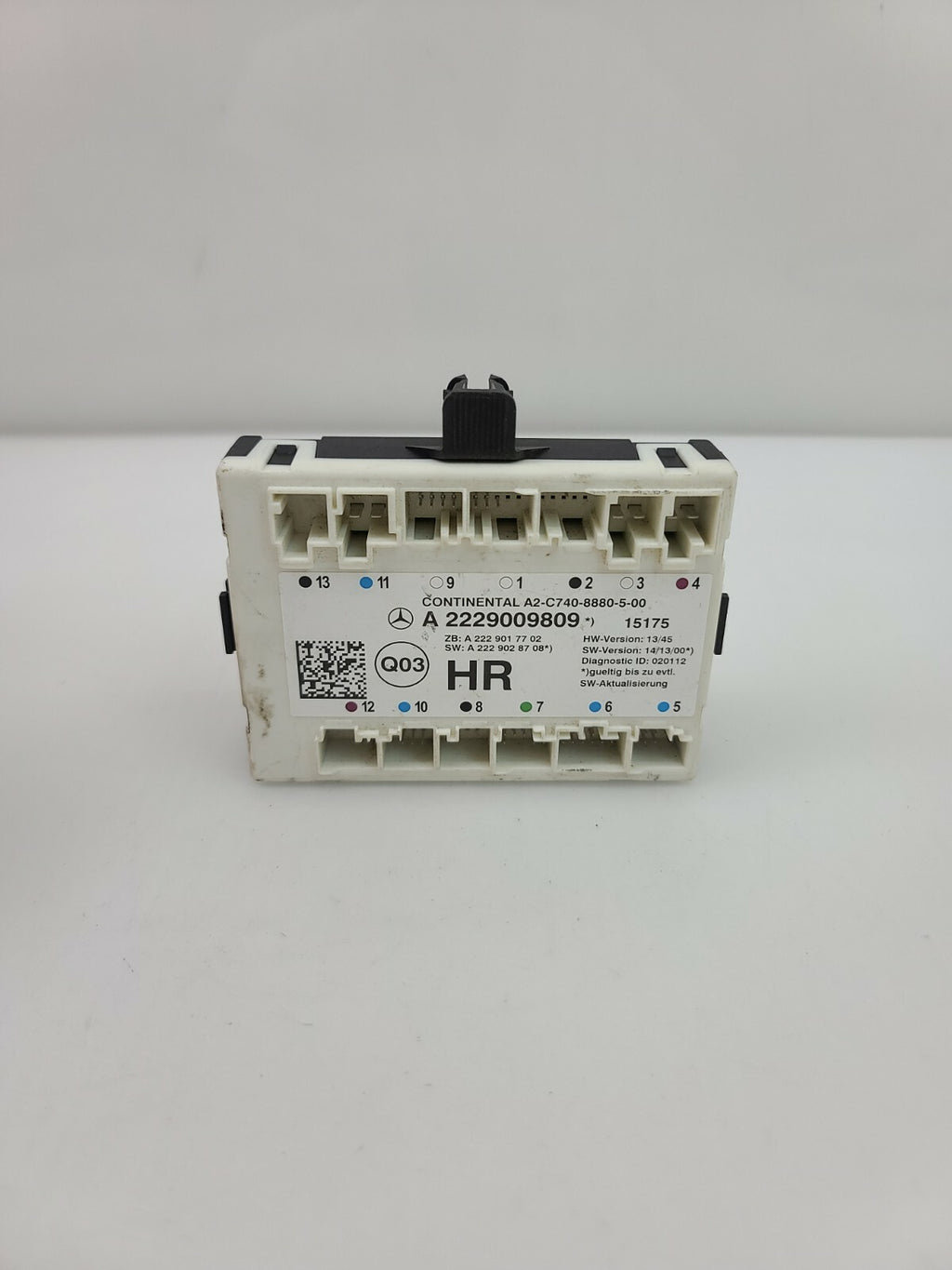 2014 - 2017 Mercedes W222 S550 S600 S63 Rear Right Side Door Control Module