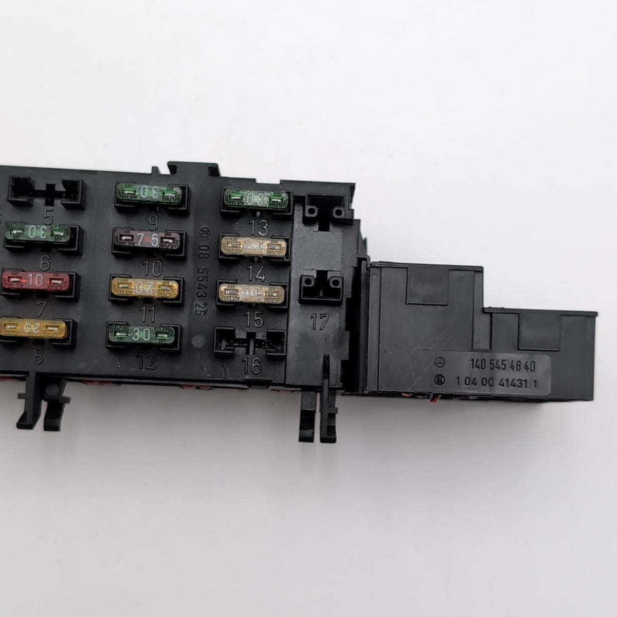 1992- 1999 Mercedes W140 400SEL S500 Rear SAM Fuse Relay Box Panel 1405451601