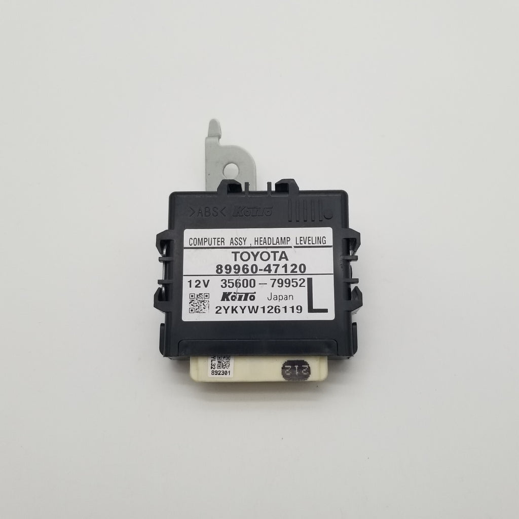 2012 2013 Toyota Prius Headlamp Leveling Control Module 89960-47120 OEM