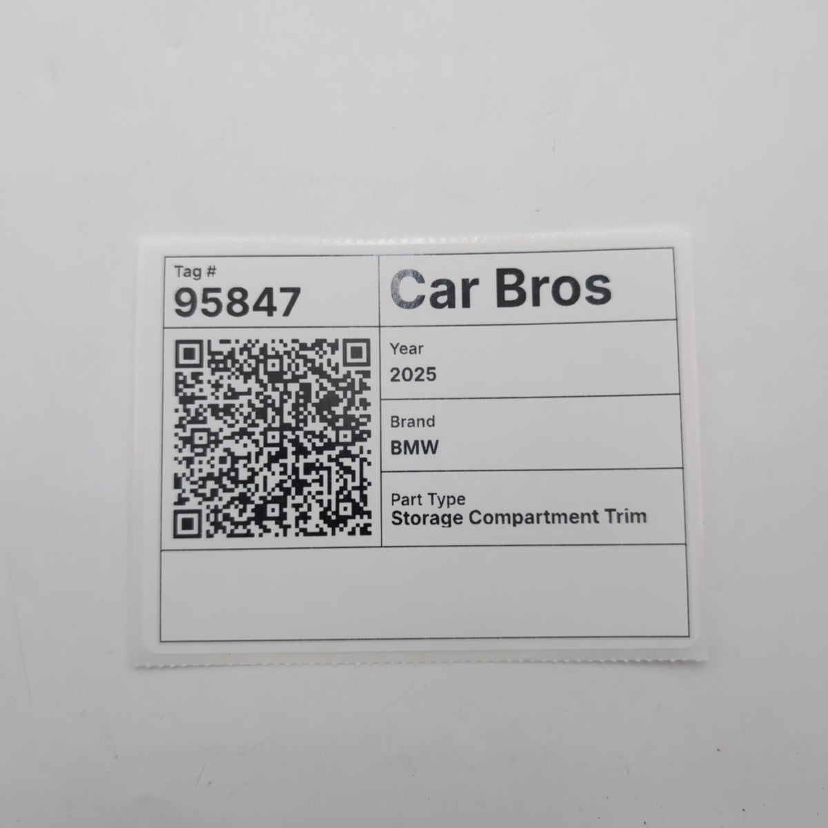 2023 - 2026 BMW 330i G20 G26 Center Storage Compart Fineline Open Pore Wood Trim