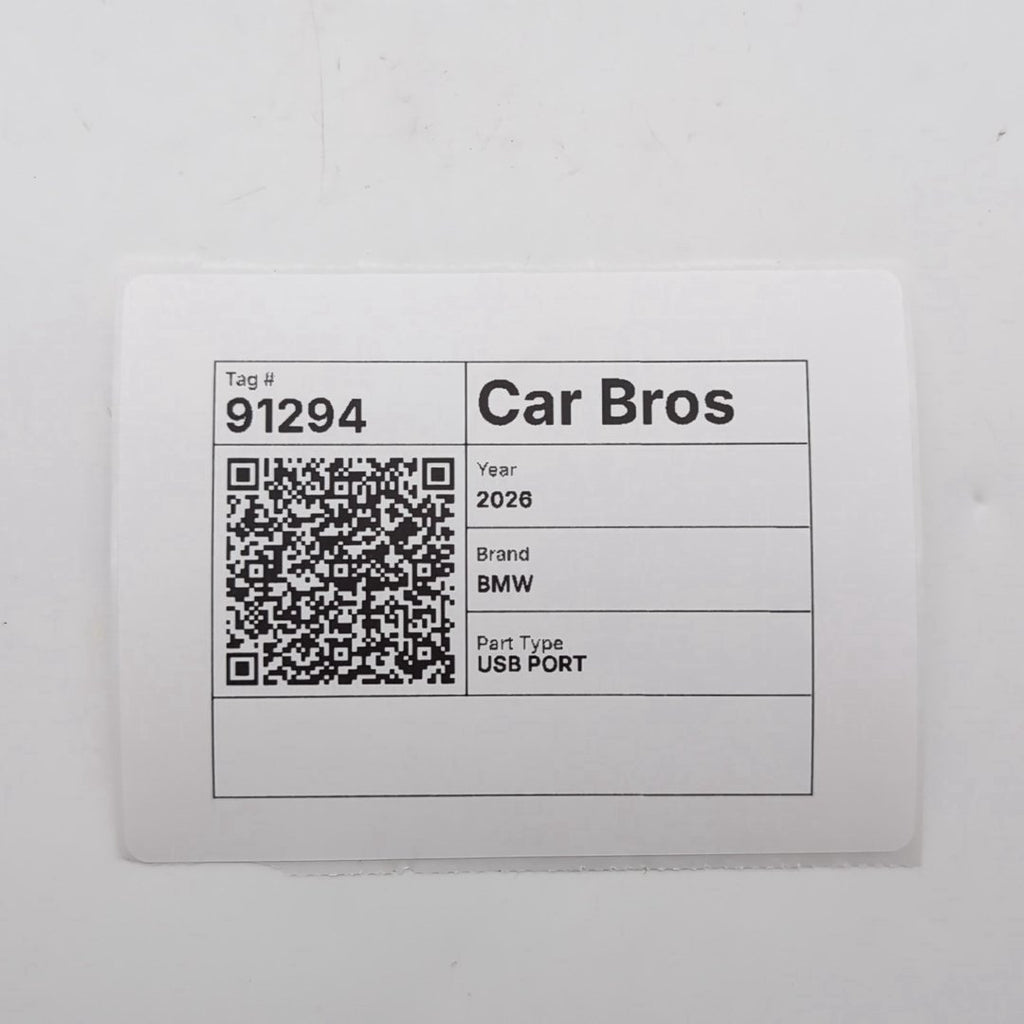 2025 2026 BMW X5 USB Bush Single Socket Port 5B51C72