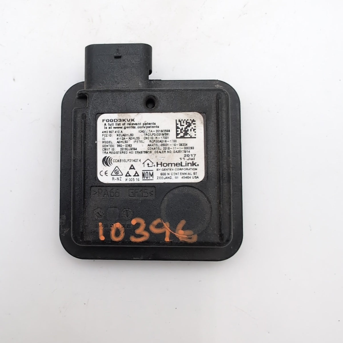 OEM Volkswagen Audi Garage Door Control Module Homelink Transmitter 4M0907410A