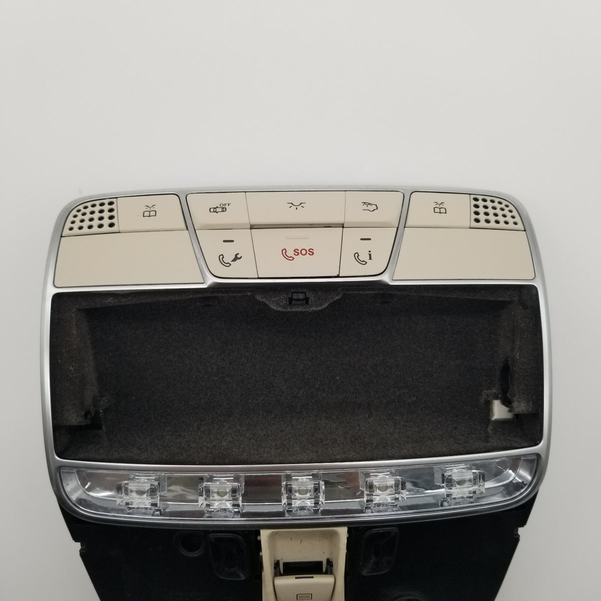2014 2015 2016 2017 MERCEDES S550 W222 UPPER ROOF DOMELIGHT LAMP SWITCH PANEL