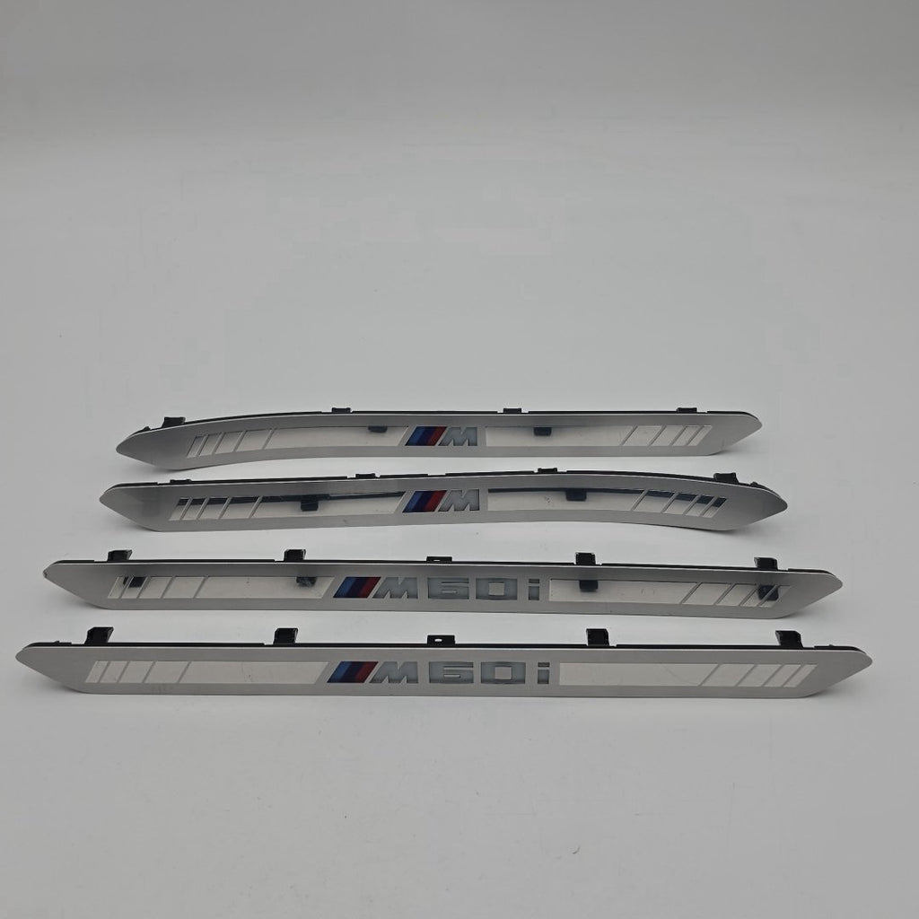 2025 2026 BMW X7 M60i Front Rear Door Sill Scuff Plate 5A60665 8072244 8072243