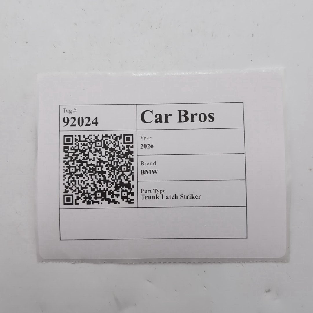 2020 - 2026 BMW X6 G06 430i G26 Trunk Lid Lock Latch Striker 9463391
