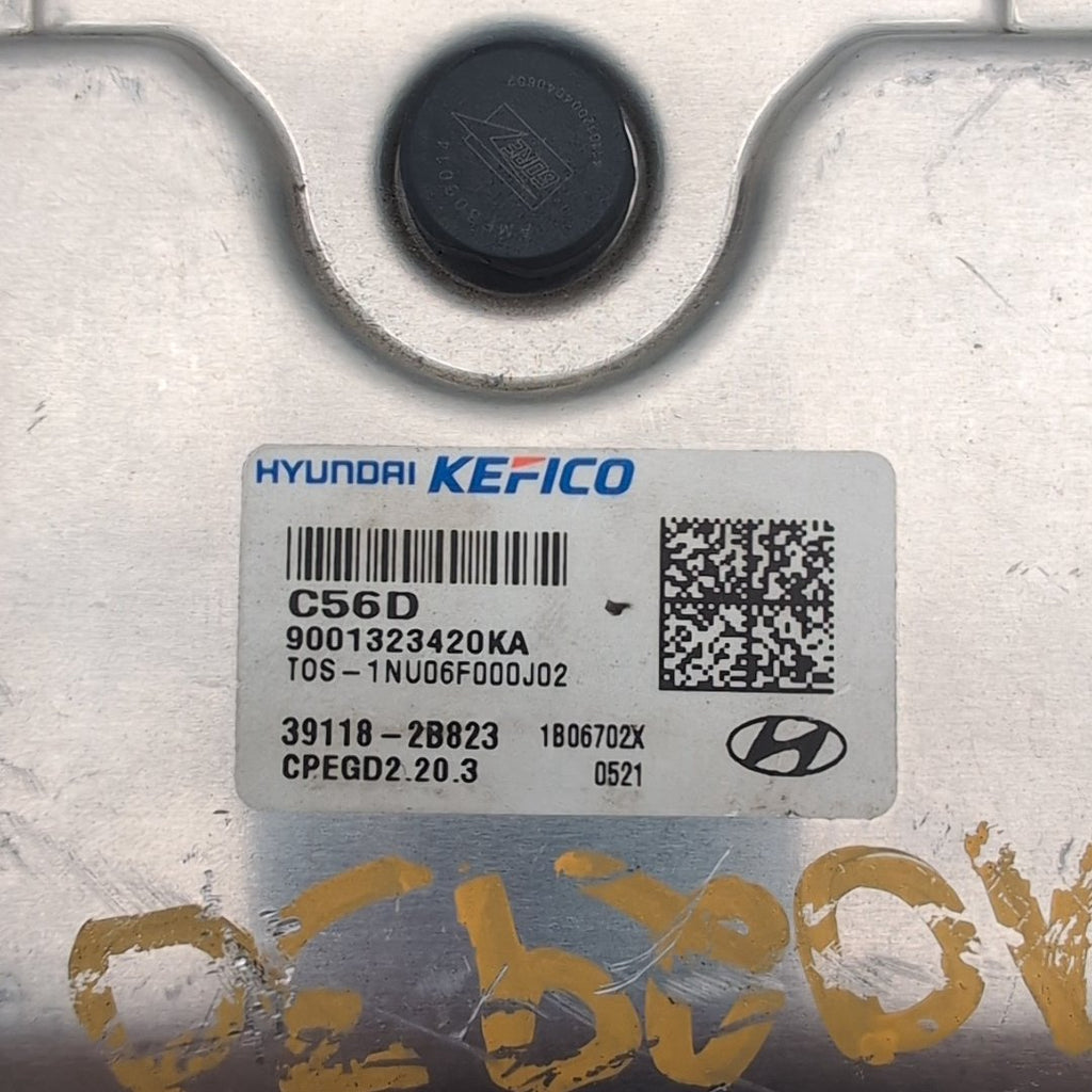 2018 2019 2020 2021 Hyundai Kona Engine Computer Control Module ECU 39118-2B823
