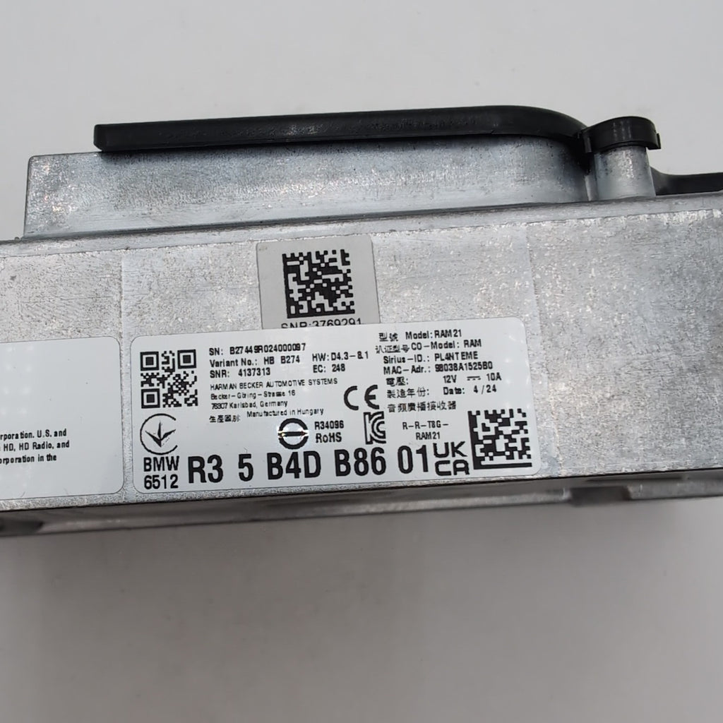 2023 2024 2025 BMW 330i 530i G20 G60 X1 X3 Radio Receiver Control Module 5B4DB86