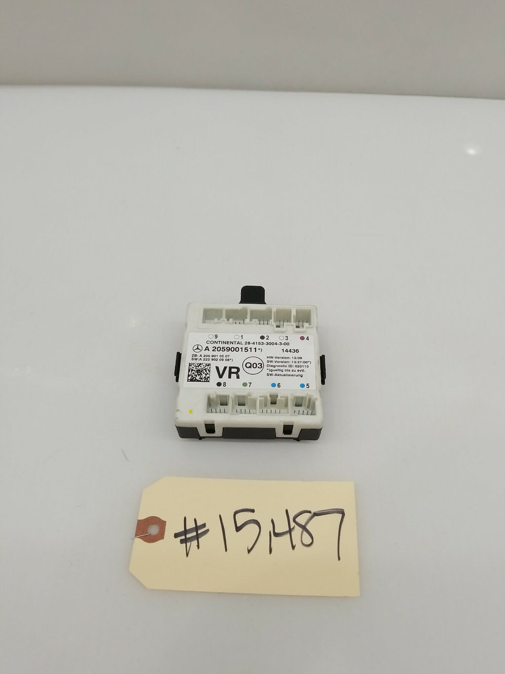 Oem Mercedes 2059001511 Right Front Door Control Unit C Class C200 W205