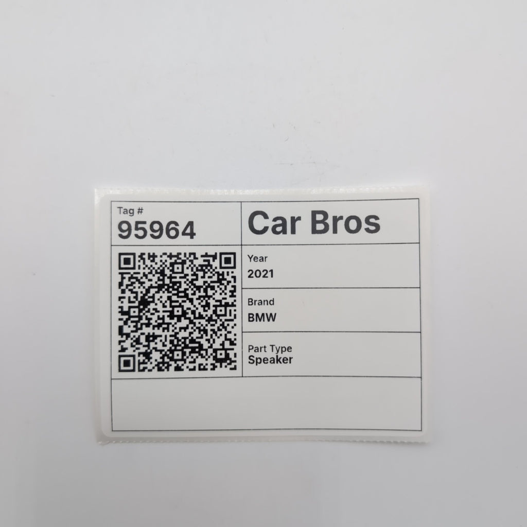 2014 - 2021 BMW i3 i3s I01 Front Left Right Woofer Speaker OEM 8715684