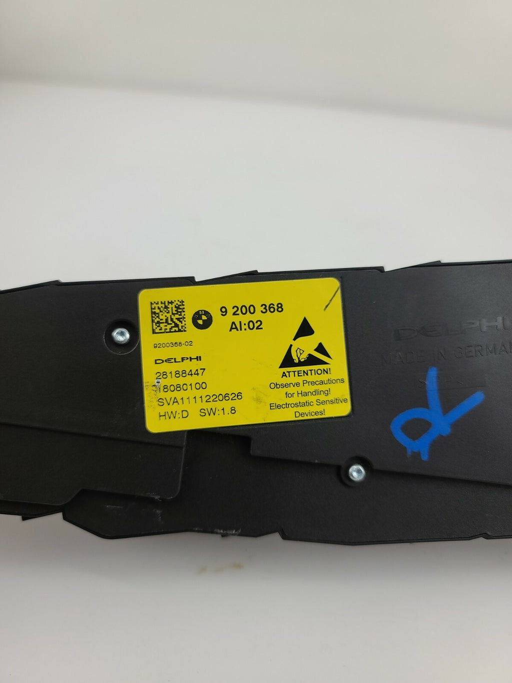 2011 2012 2013 BMW 535i 550i F10 Seat Control Switch Right Passenger 9200368