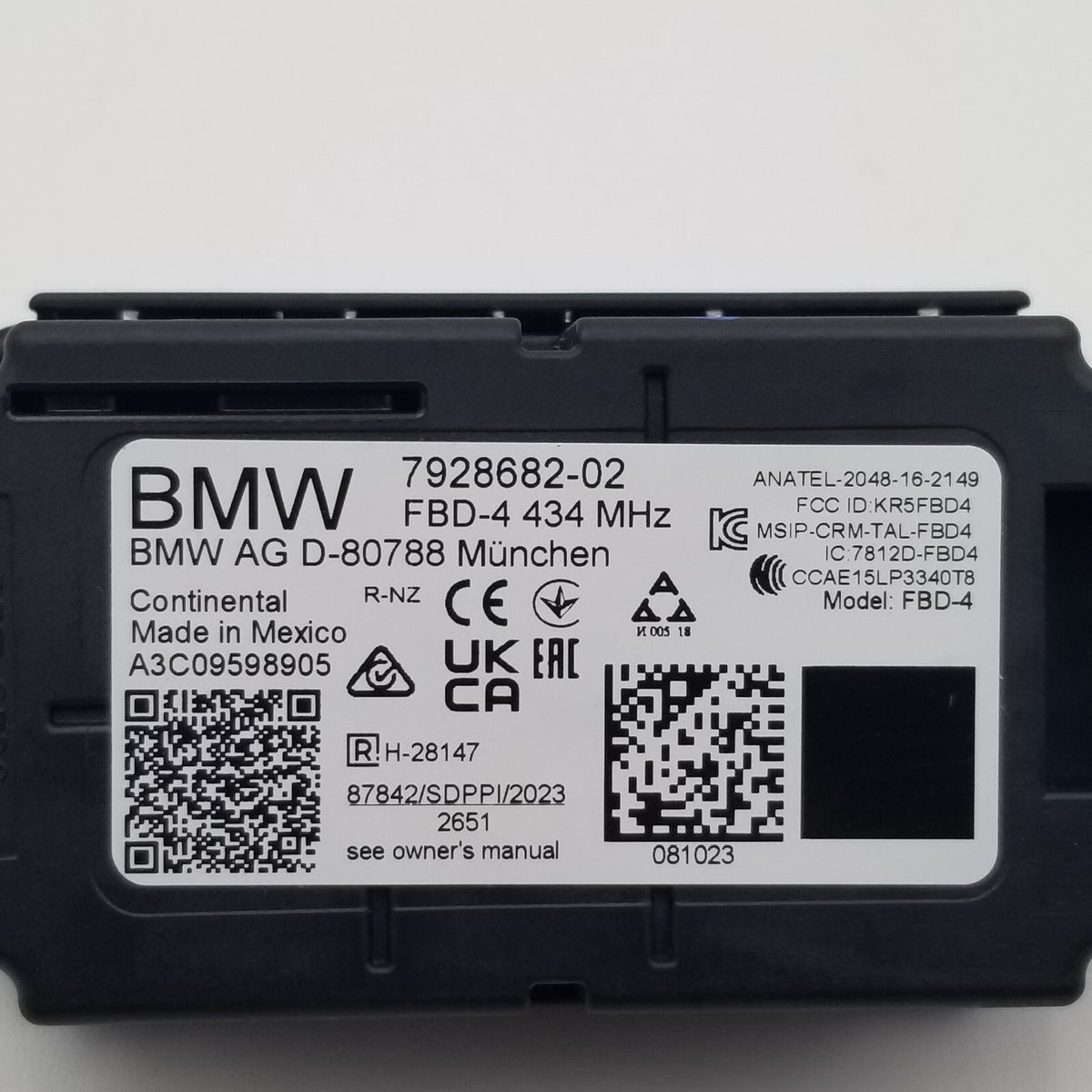 2019 - 2025 BMW G22 G26 G60 G70 X1 X2 X5 X6 X7 XM Radio Remote Receiver Module