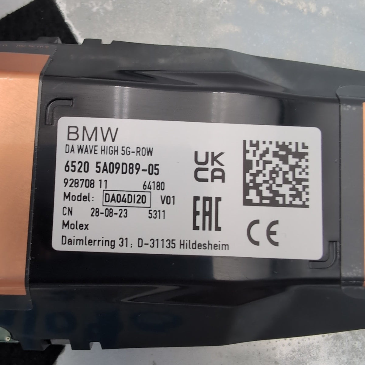 2022 2023 2024 2025 BMW iX X1 X2 X3 X5 X6 X7 XM Roof Antenna HIGH ROW 5A09D89