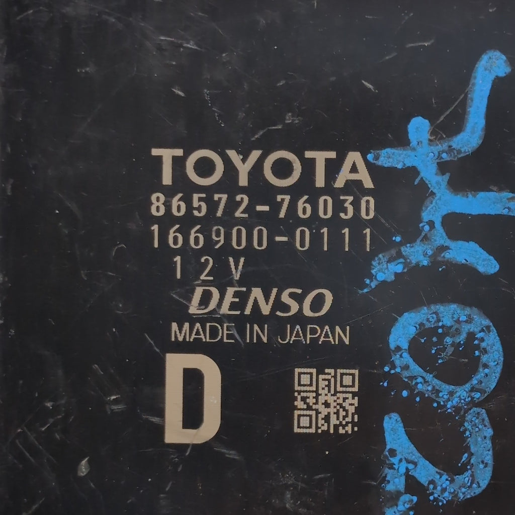2014 Lexus CT200h Vehicle Approaching Alert Sound Module 86572-76030