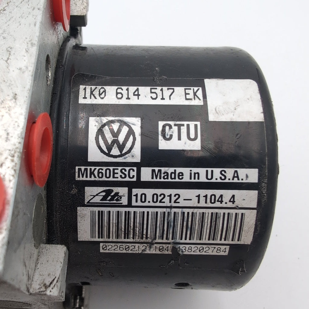 2017 2018 2019 Volkswagen Passat ABS Anti Lock Brake Pump 1K0614517EK