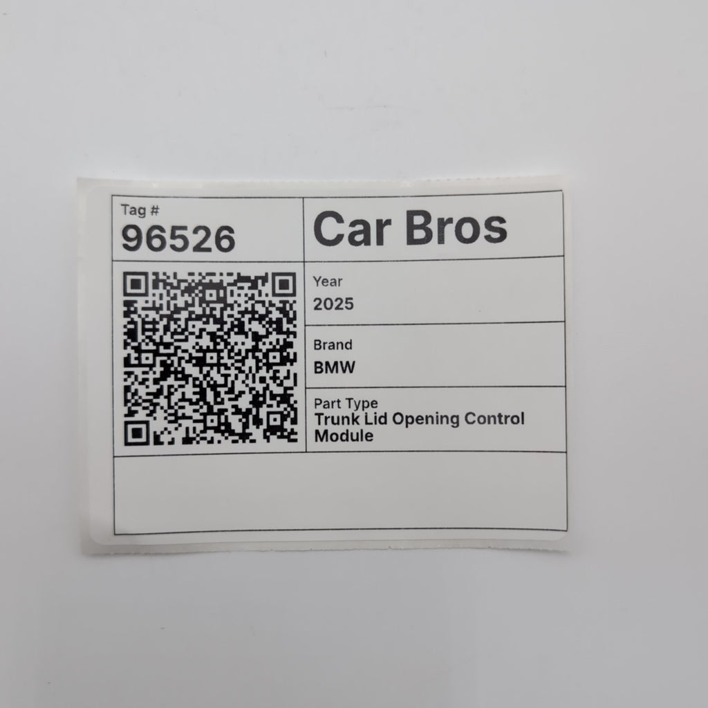 2023 2024 2025 BMW G60 XM X1 X2 X3 Trunk Lid Liftgate Control Module 5A74B11