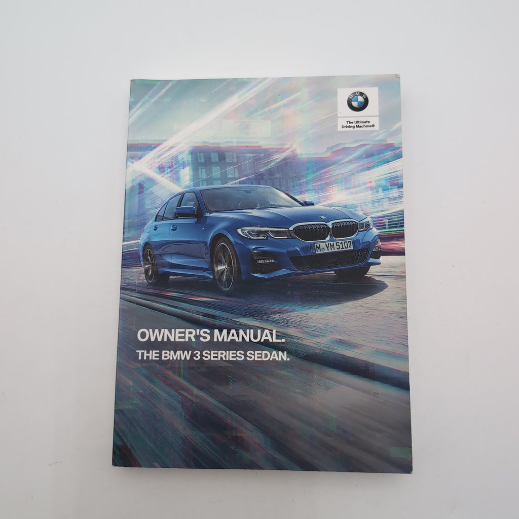 2020 BMW 3 Series Sedan G20 Owners Manual Handbook Set Kit with Case OEM