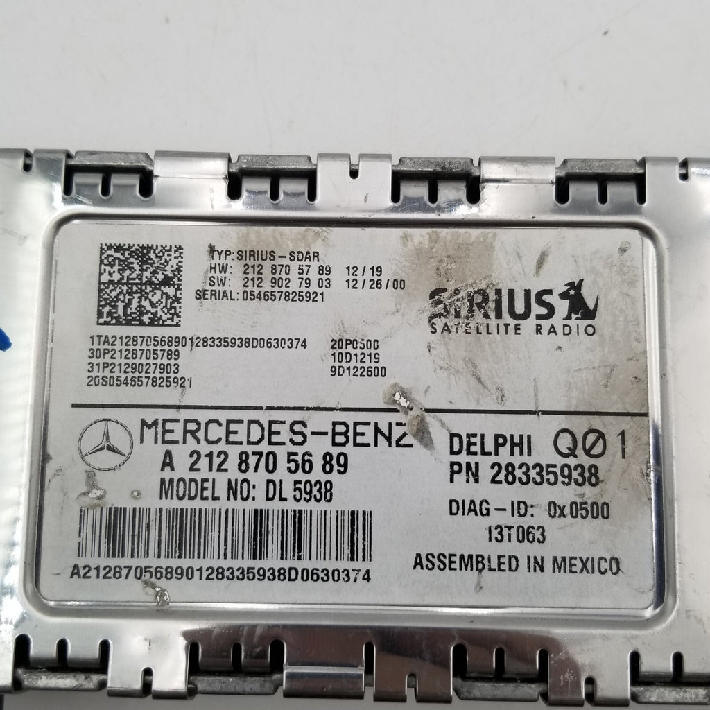 2013- 2016 MERCEDES GL450 X166 SATELLITE RADIO CONTROL MODULE OEM A2128705689
