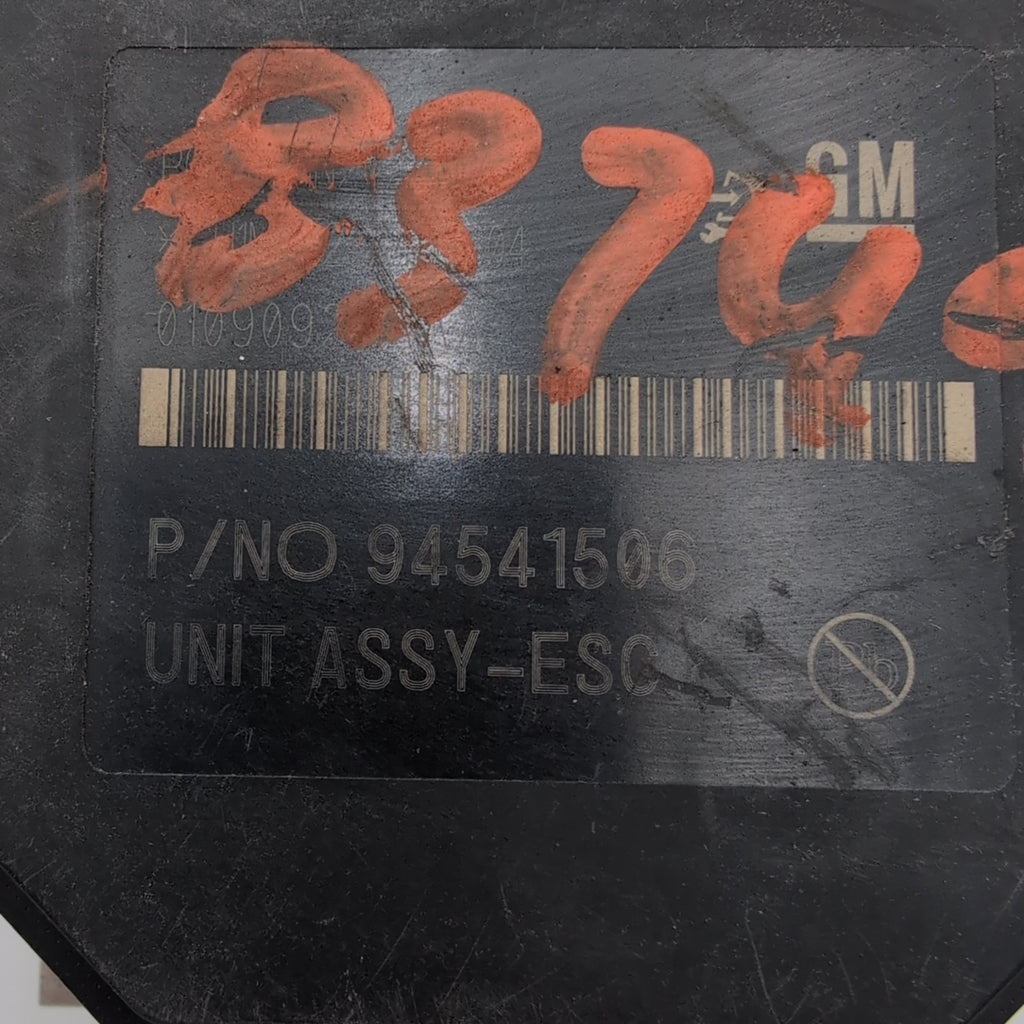 2014 2015 2016 Chevrolet Trax ABS Anti Lock Brake Pump 94541506