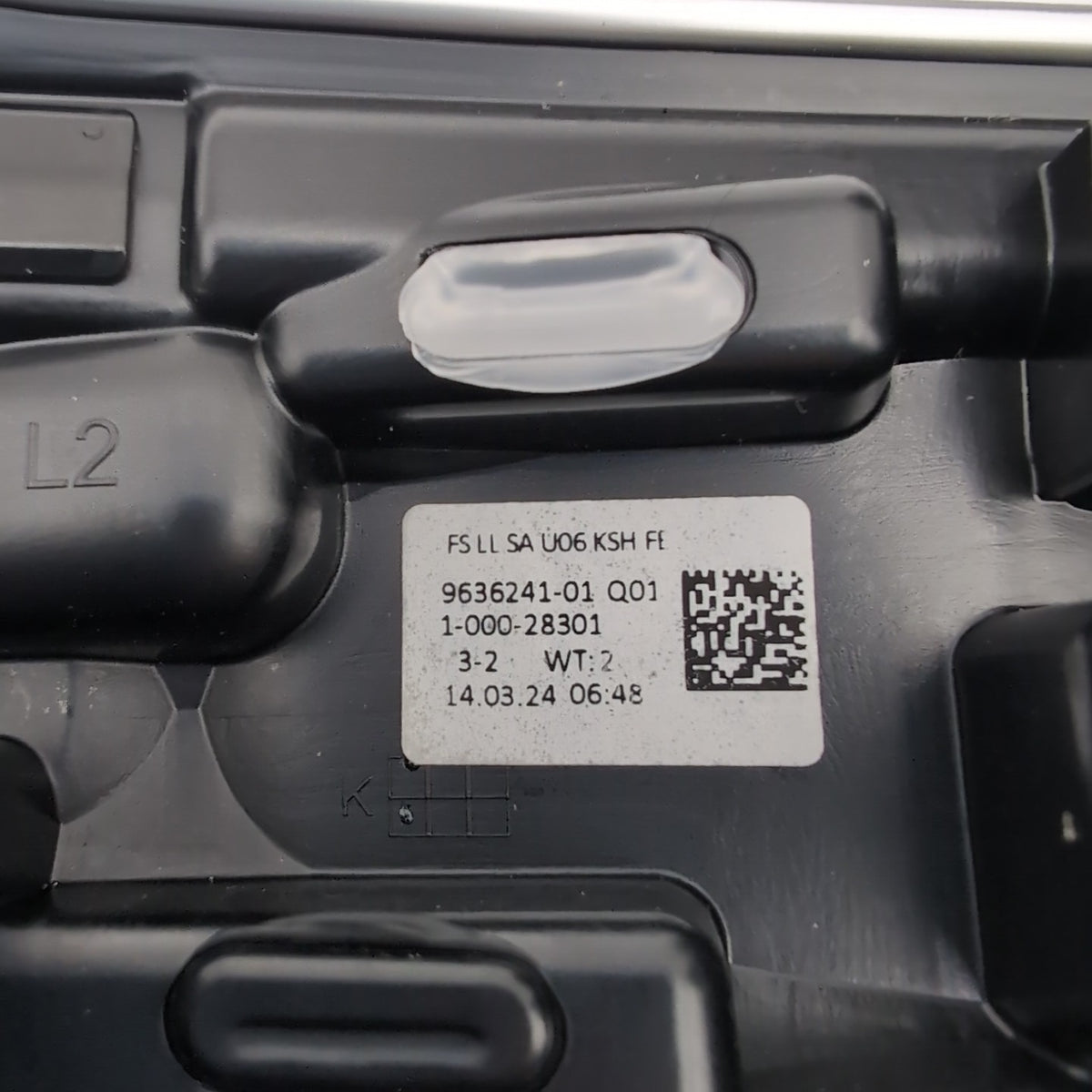 2023 2024 2025 BMW X2 U10 X1 U11 Left Dashboard Trim Gloss Black OEM 9636241