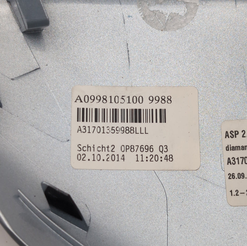 2014- 2020 Mercedes C W205 S W222 E W213 Left Side Mirror Cover Cap A0998105100
