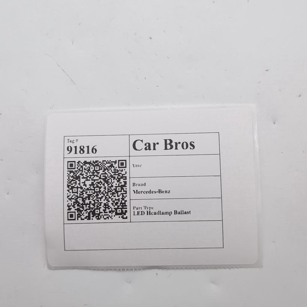2010 2011 2012 Mercedes GLK350 Bi-Xenon Headlight Control Module A2048708326