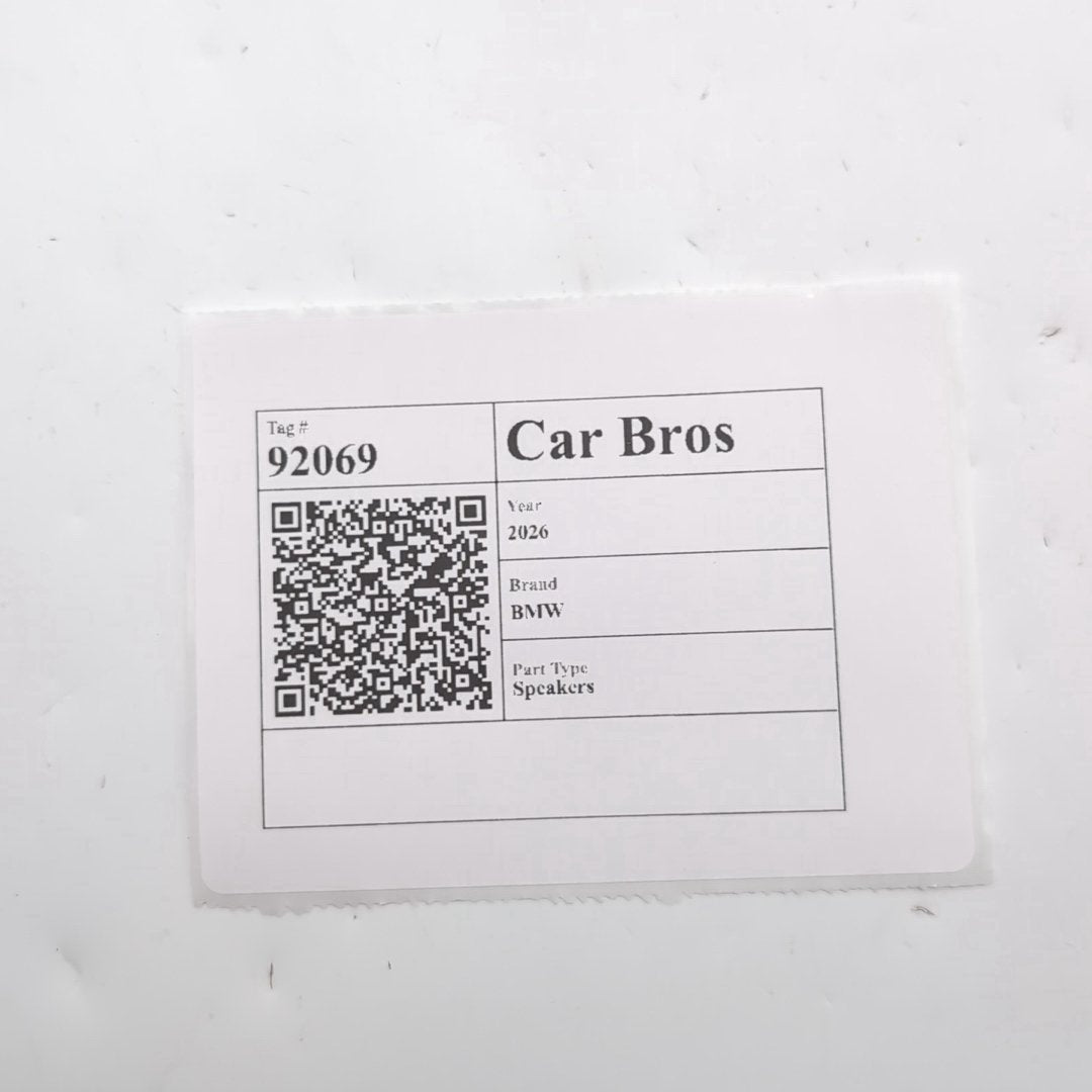 2023 2024 2025 2026 BMW XM X5 X6 X7 Bowers Wilkins Speaker Tweeter 2622773