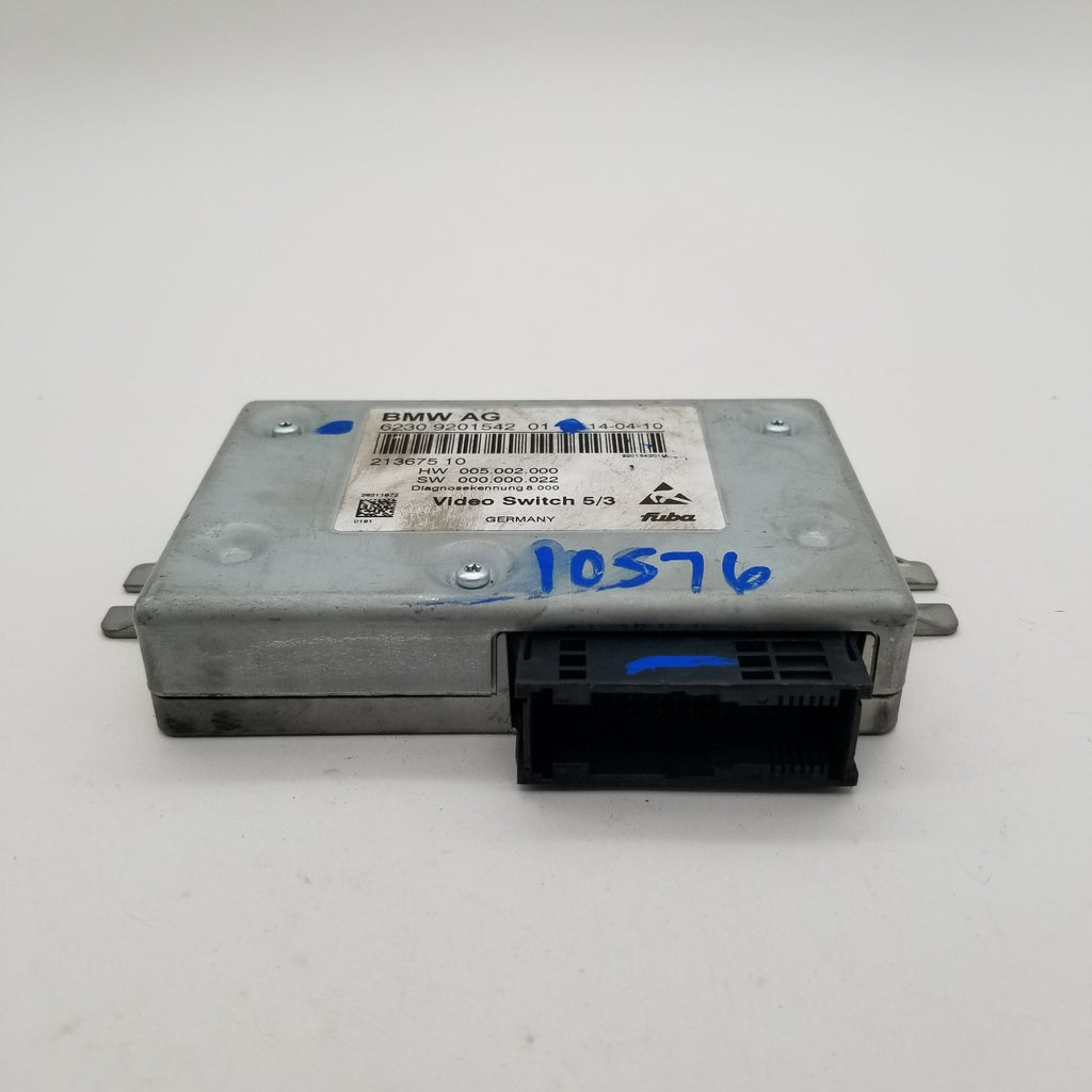 2011 BMW 750i F01 DVD MULTIMEDIA VIDEO SWITCH CONTROL MODULE 9201542