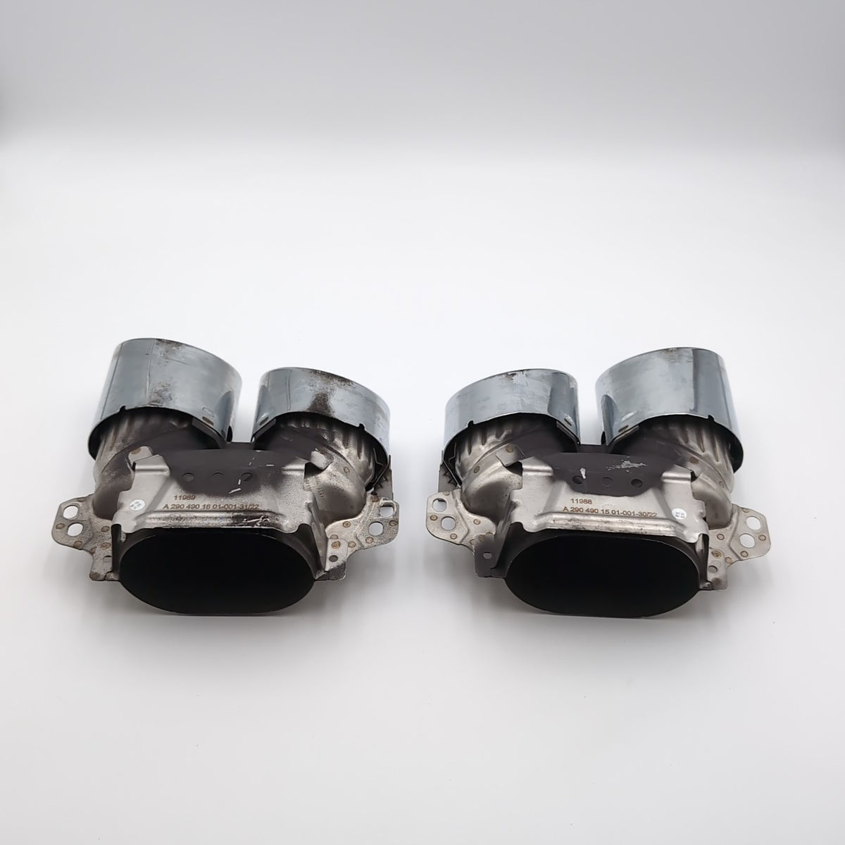 2019 - 2024 Mercedes-Benz X290 AMG Rear Left & Right Exhaust Tip Set OEM
