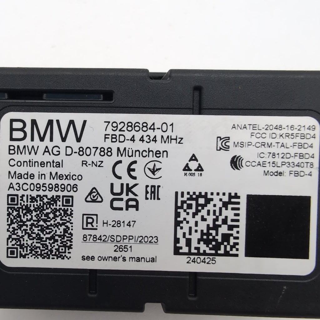 2024 - 2026 BMW G20 G22 G26 G60 X3 X5 X6 X7 Radio Remote Receiver Control Module