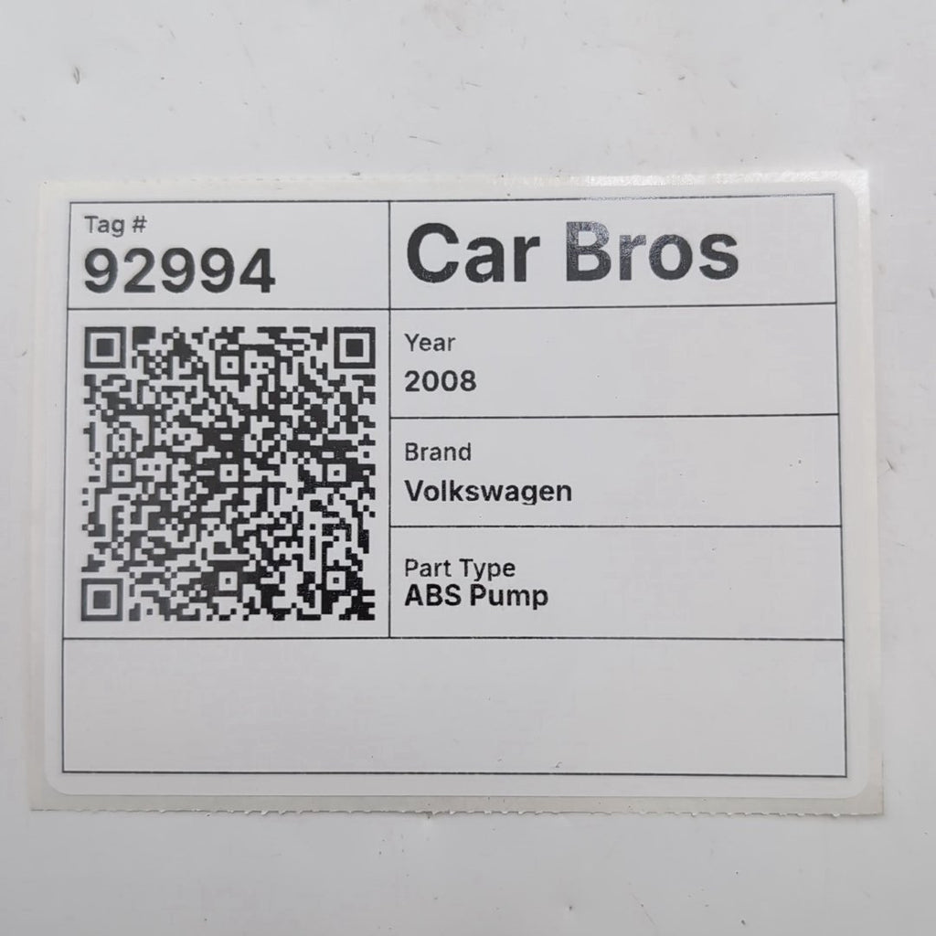 2006 2007 2008 Volkswagen Passat 3.6L ABS Anti Lock Brake Pump 3C0614109D