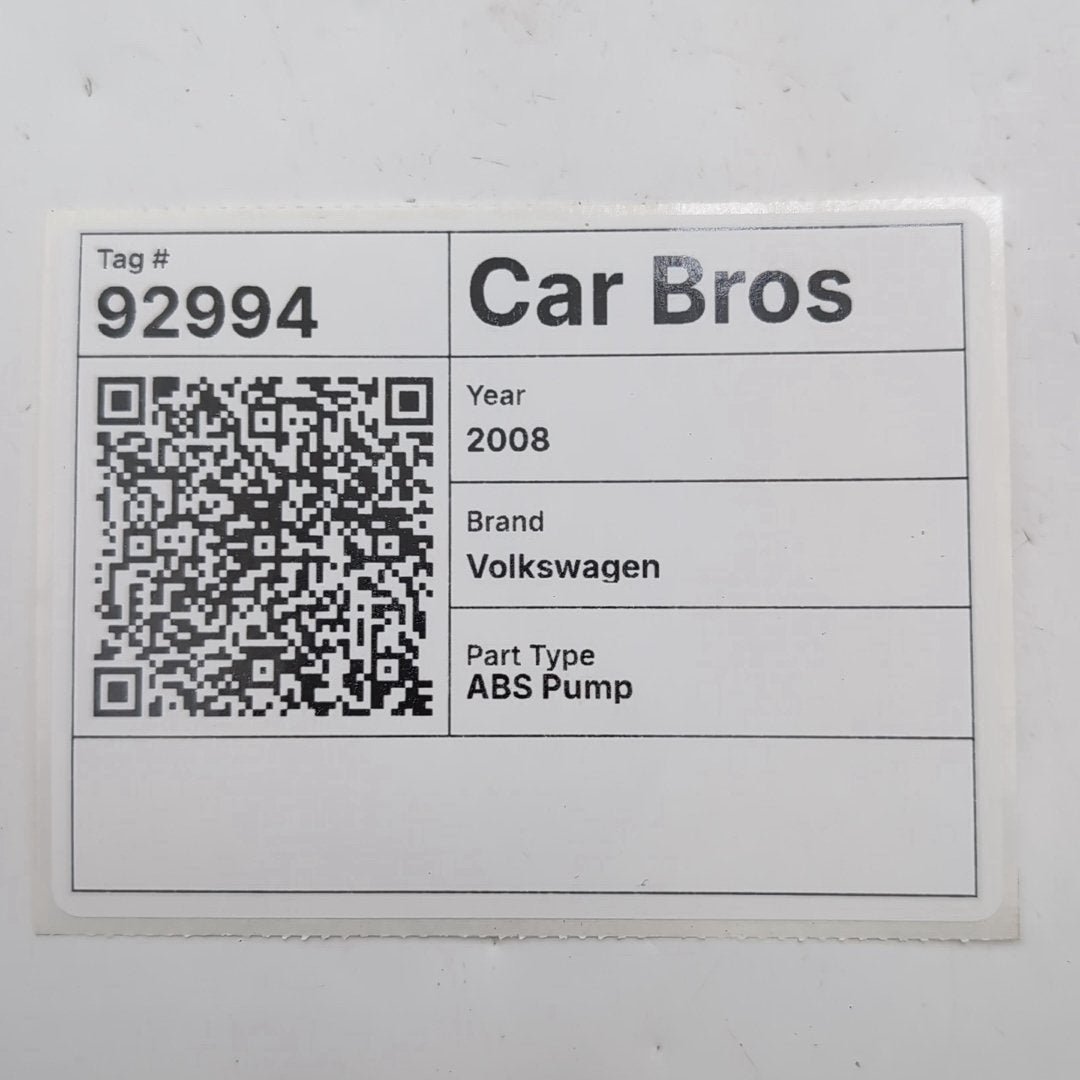 2006 2007 2008 Volkswagen Passat 3.6L ABS Anti Lock Brake Pump 3C0614109D