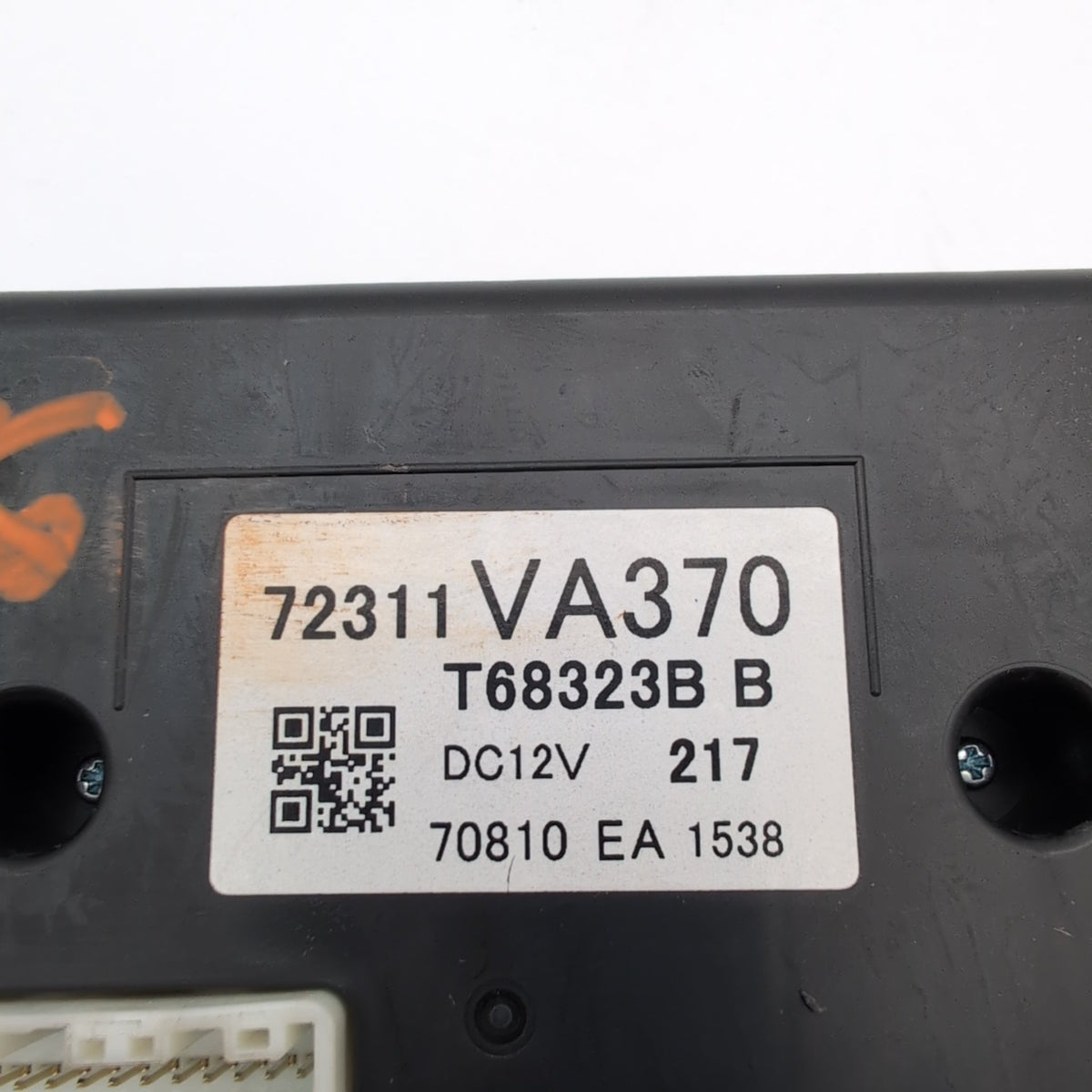 2018 2019 2020 2021 Subaru WRX AC Heater Climate Control Unit 72311VA370