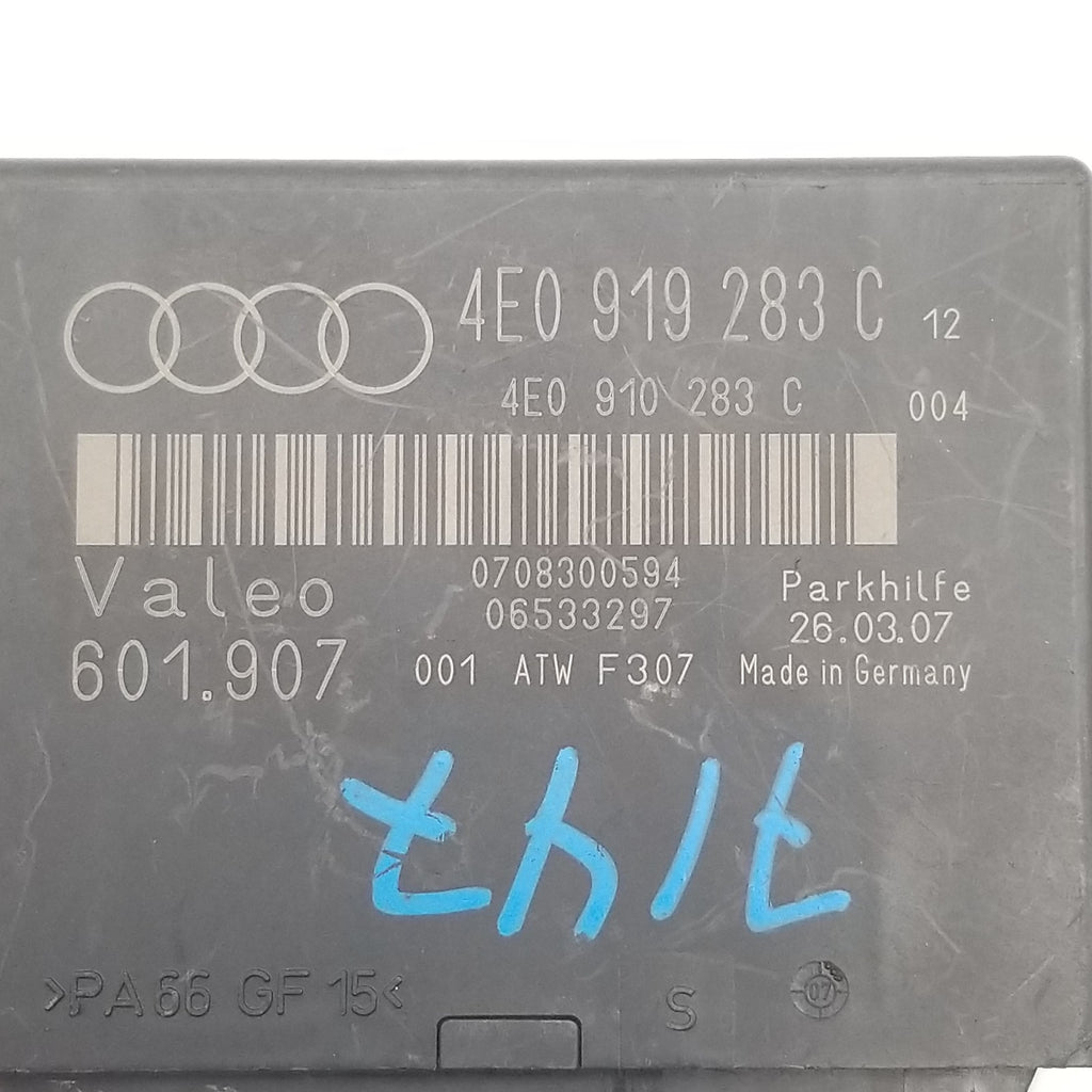 2004- 2010 AUDI A8 PARKING ASSIST CONTROL MODULE 4E0 919 283 C OEM