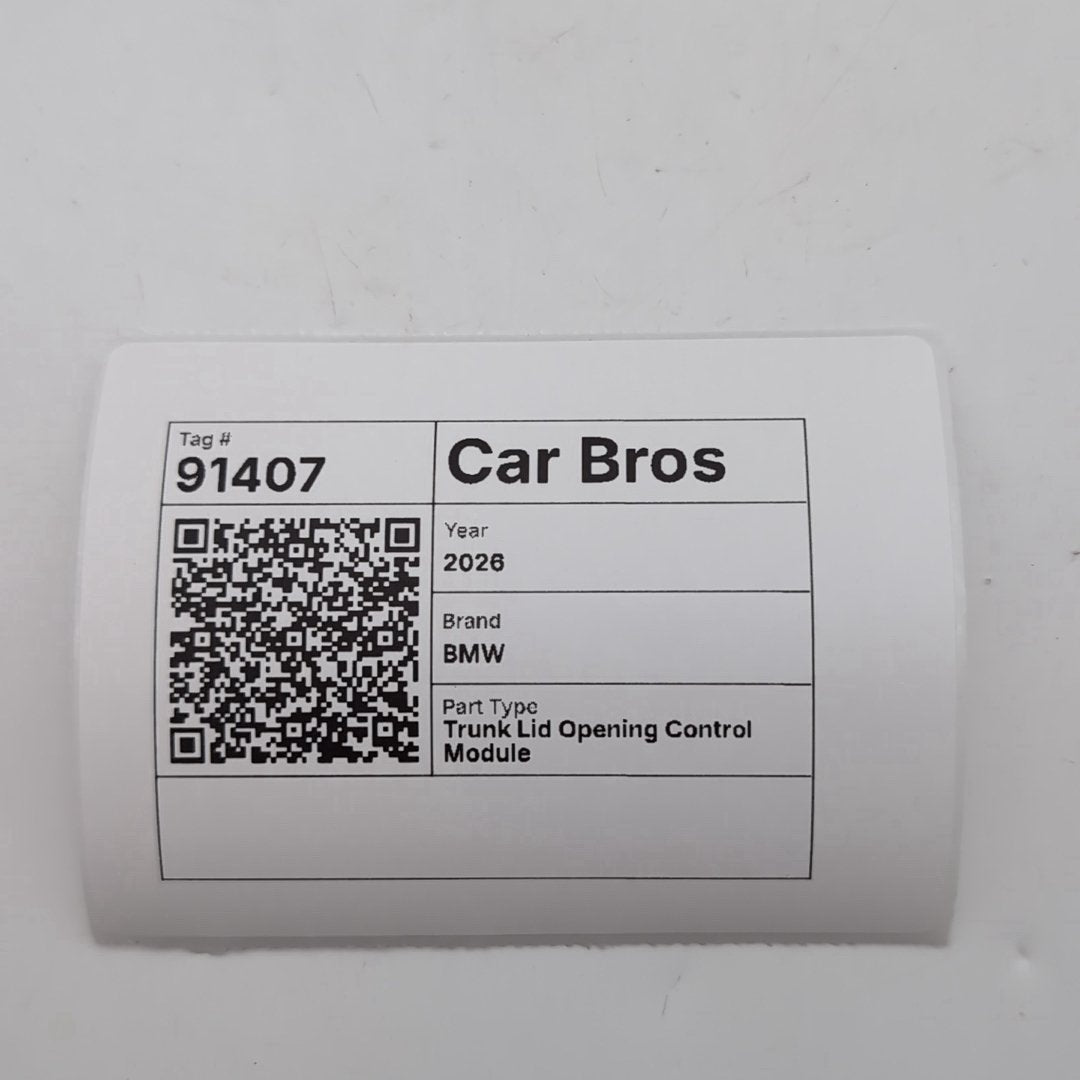 2021 - 2026 BMW G20 G30 M3 X3 X6 X6M Rear Liftgate Trunk Lid Control Module