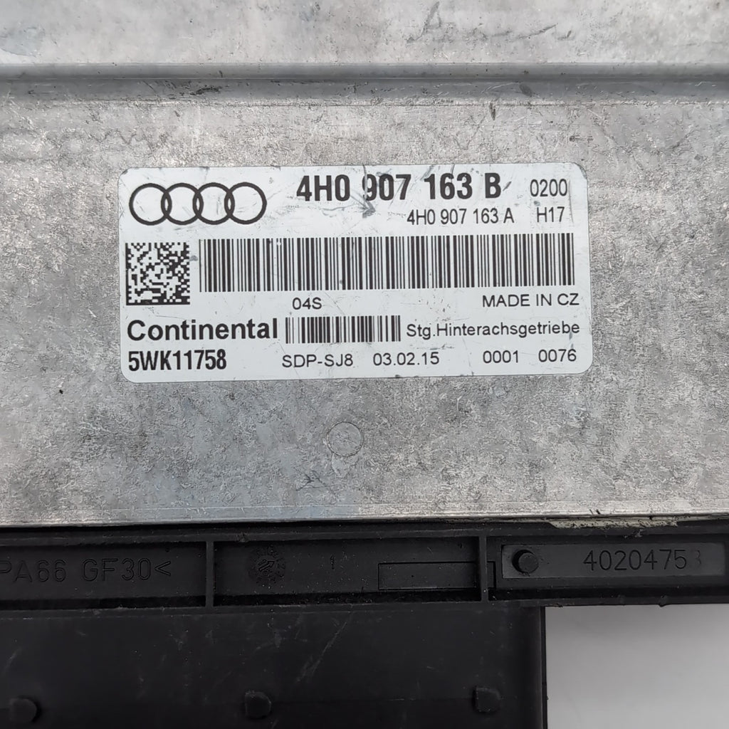 2016 2017 2018 AUDI S6 C7 Differential Control Module 4H0907163B