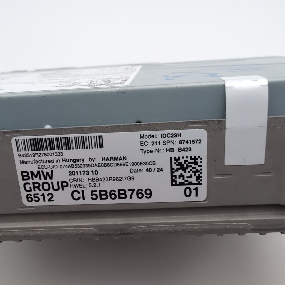2024 2025 BMW X1 U11 Navigation GPS Head Unit Receiver IDC23H OEM 5B6B769