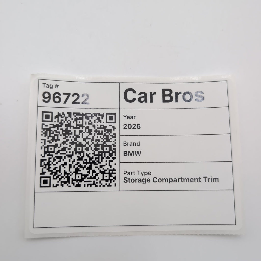 2021 - 2025 BMW G42 G20 G26 M3 M4 Cup Holder Compartment Trim Aluminum Rhombicle
