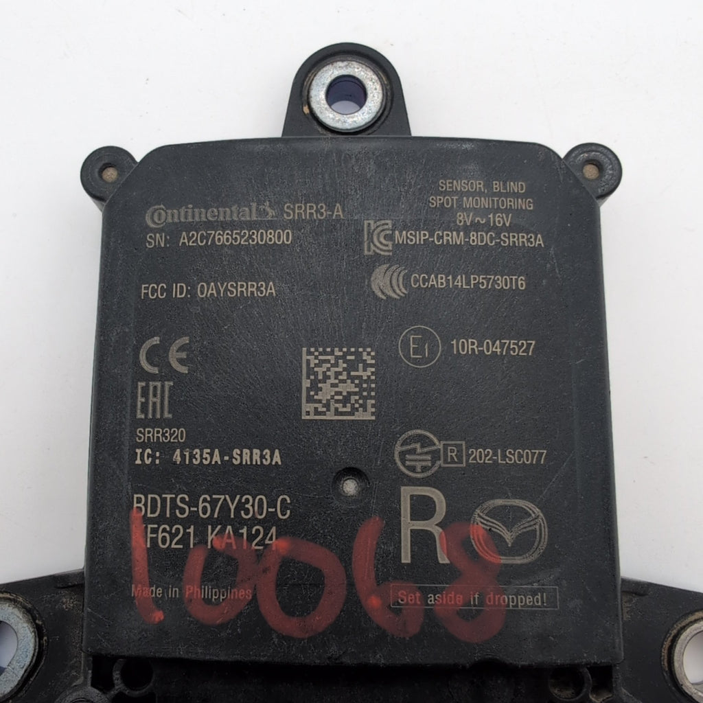 2019 - 2023 Mazda 3 CX-30 Rear Blind Spot Monitor Radar Sensor BDTS-67Y30-C